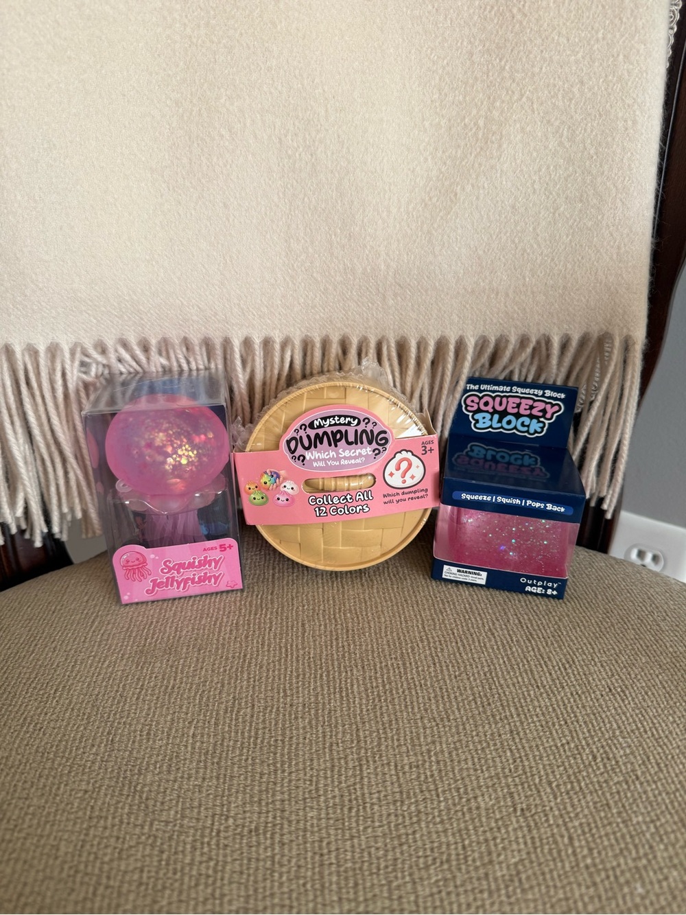 Pink Bath & Body Squeeze Toy Trio - Assorted Sensory Toys